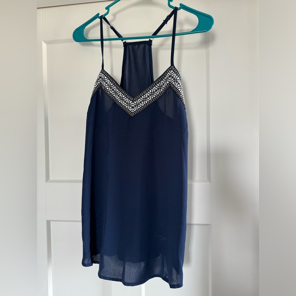 Women’s Navy tank. Size medium